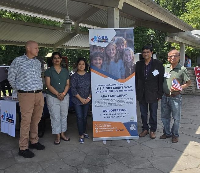 ABA Launchpad team with South Brunswick community members